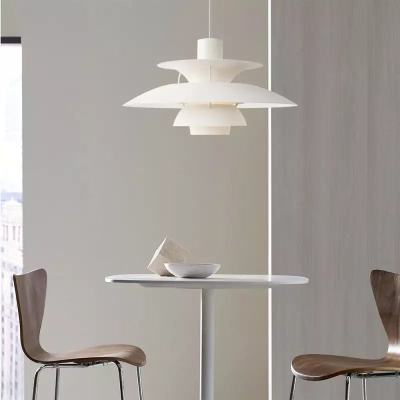 Adjustable Cord Pendant Light with Metal Shade – Modern Drop Ceiling Fixture for Kitchen & Dining Room