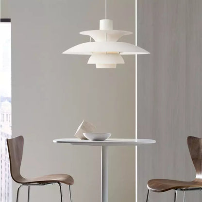 Adjustable Cord Pendant Light with Metal Shade – Modern Drop Ceiling Fixture for Kitchen & Dining Room