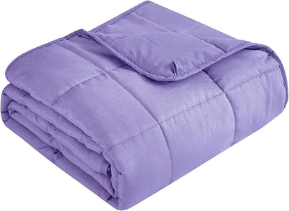 Cozy Comfort | Weighted Blanket with Cooling Microfiber | All-Season Softness for Ultimate Relaxation