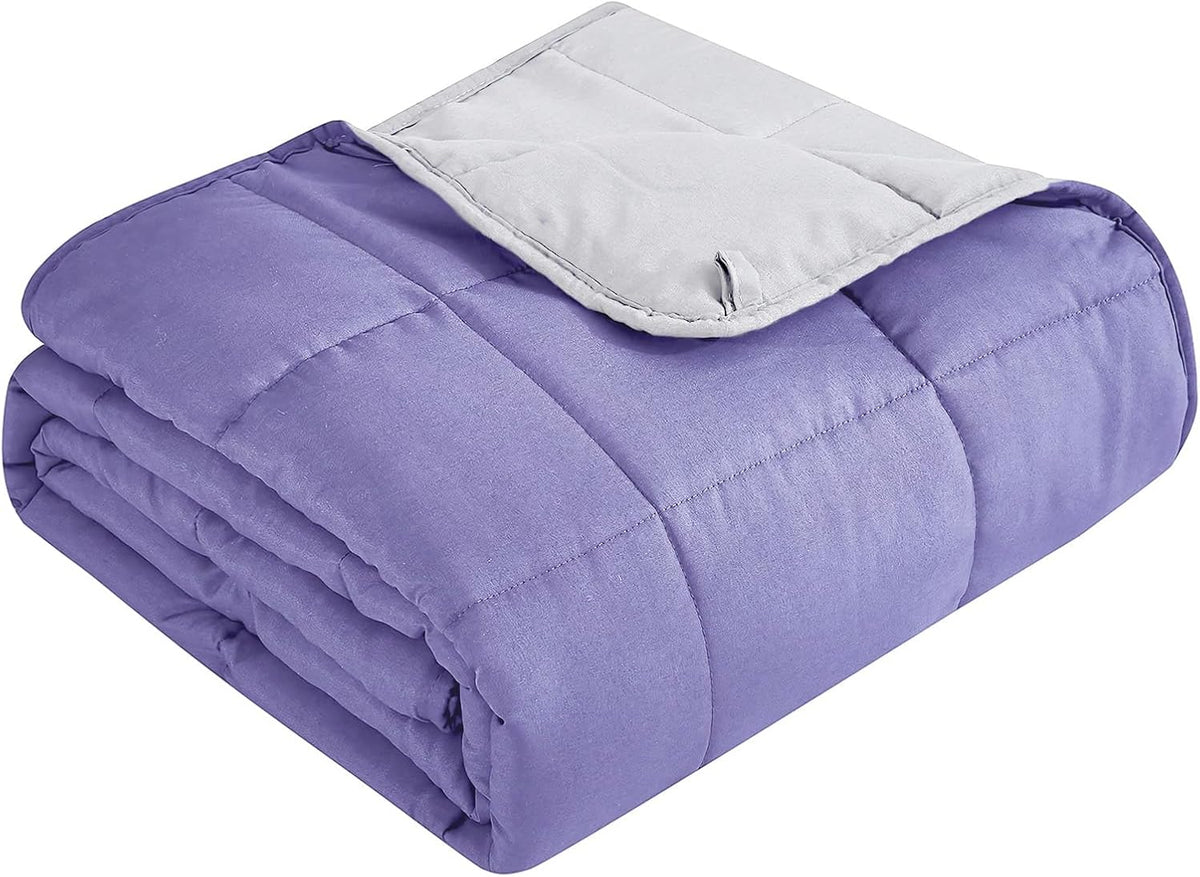 Cozy Comfort | Weighted Blanket with Cooling Microfiber | All-Season Softness for Ultimate Relaxation
