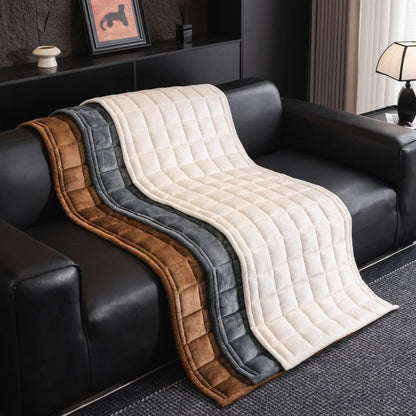 Couch Protector Pad – Grip-Back Furniture Throw for Dogs & Cats – Microfiber Cushion Shield