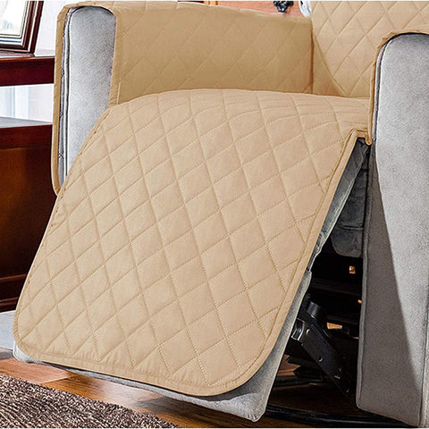 Ortekor Comfort Haven | Universal Soft Recliner Chair Cover with Cozy Quilted Fleece | Stylish Protector for Ultimate Relaxation