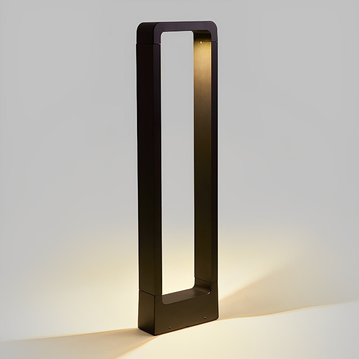 Outdoor Path Light 31 in Tall Aluminum Post Lamp 10W LED Waterproof Black Garden Driveway Walkway Landscape Lighting Fixture Modern Yard Sta