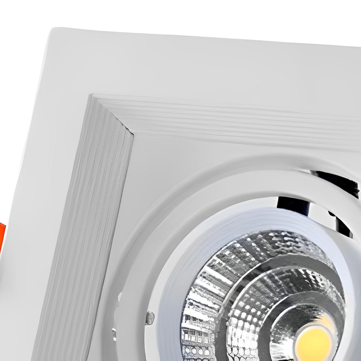Dual-Head Adjustable LED Flush Mount Ceiling Light 9 in Aluminum Directional Spotlight with Three Color Temperatures for Kitchen Living Room