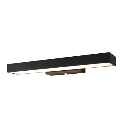 Motion Sensor Outdoor Wall Light Black Stainless Steel LED Sconce for Entrance Porch Doorway Waterproof Modern Exterior Fixture 12.6 in