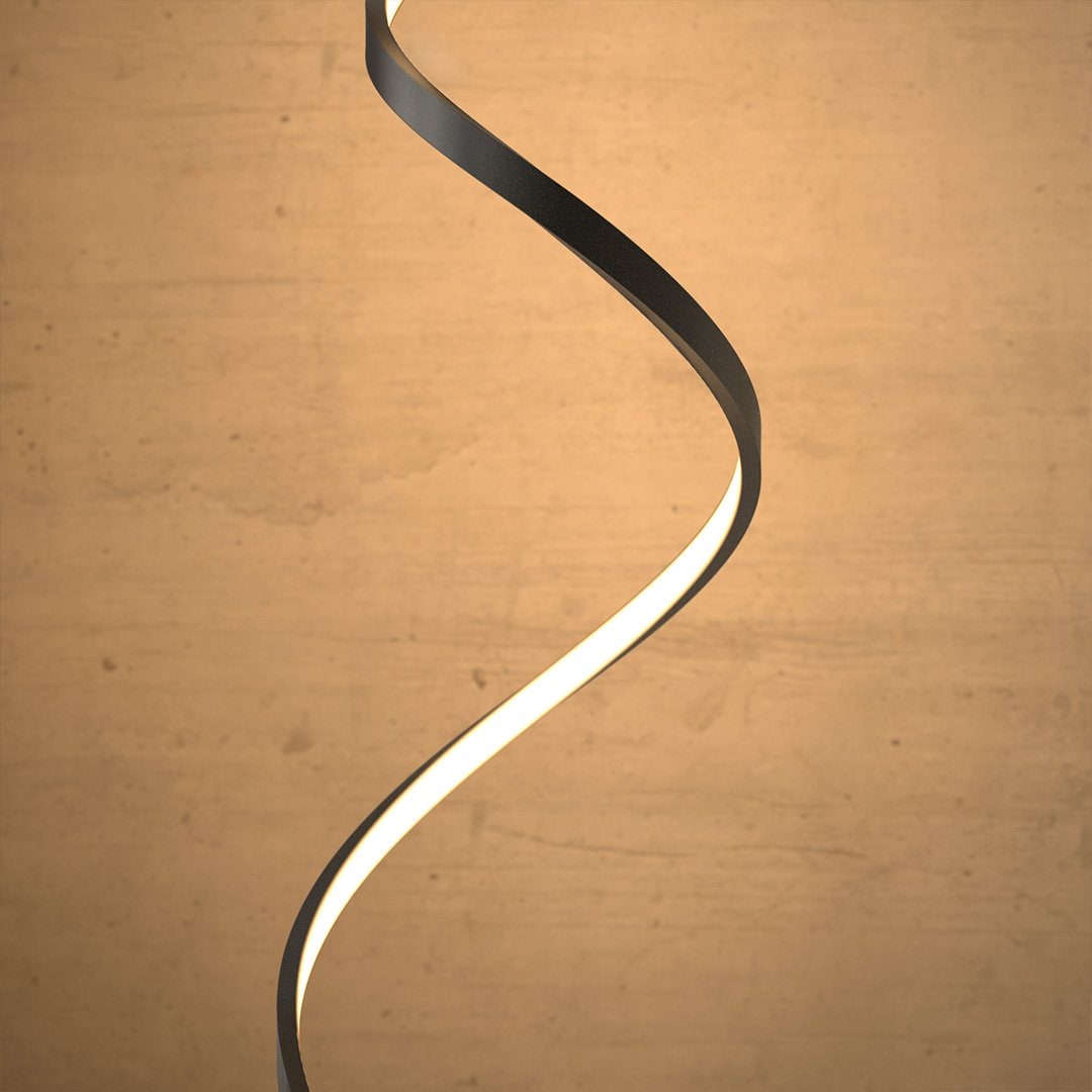 Modern Floor Lamp | Dimmable LED Design with Remote Control | Minimalist Style for Perfect Living Room Ambiance