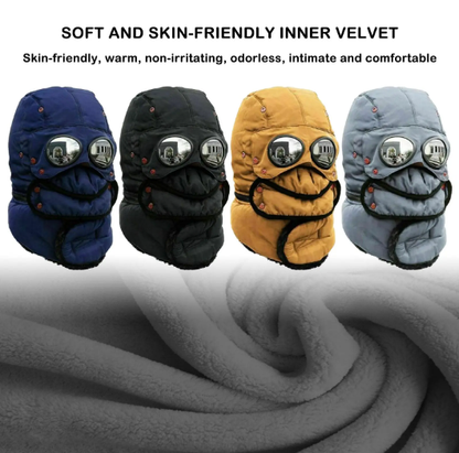 Thermal Beanie with Windproof Face Covering
