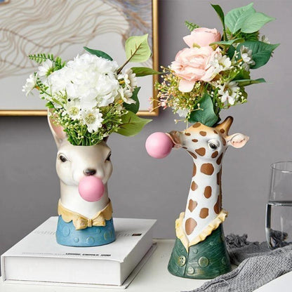 Wild Bubblegum Creature Vase