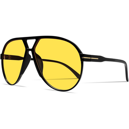Square Aviator Sunglasses UV400 Protection Unisex Lightweight Retro Eyewear for Men Women Outdoor Beach Driving Everyday Style