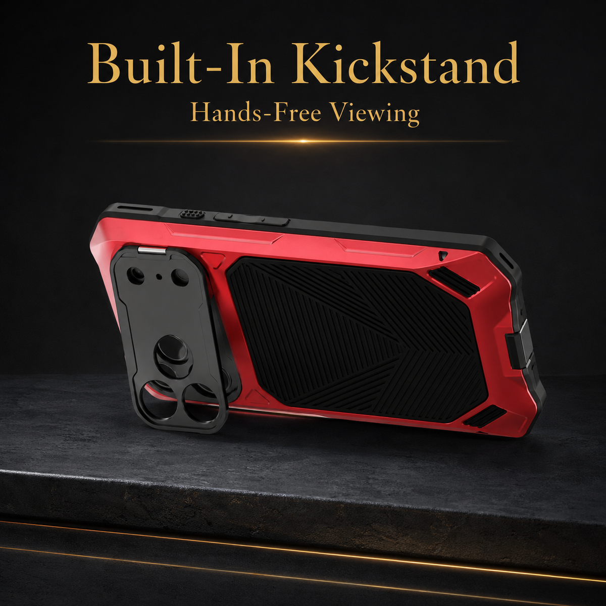 Aluminum iPhone 17 & iPhone Air Case with Integrated Screen Guard – Full-Edge Metal Protective Shell for Daily Use