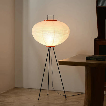 Handcrafted Rice Paper Cloud Floor Lamp Wabi-Sabi Sculptural Design Warm White 3000K LED Standing Light Minimalist Modern Living Room