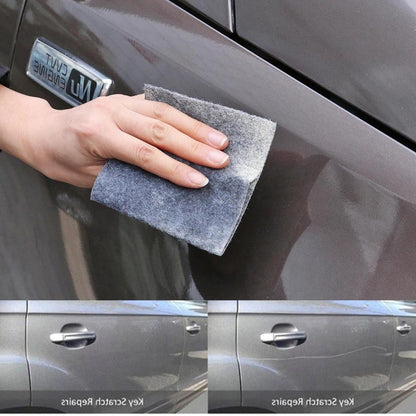 Car Paint Touch-Up Cloth for Light Scratches & Scuffs – Reusable Nano-Fiber Polishing Pad for Vehicles – 8×4 Inch Auto Detailing Wipe