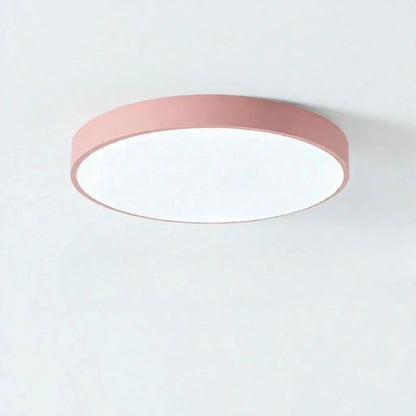 Modern Low-Profile LED Ceiling Light – 8 Vibrant Colors, Multiple Sizes, Dimmable Options for Bedroom, Living Room & Kids Spaces