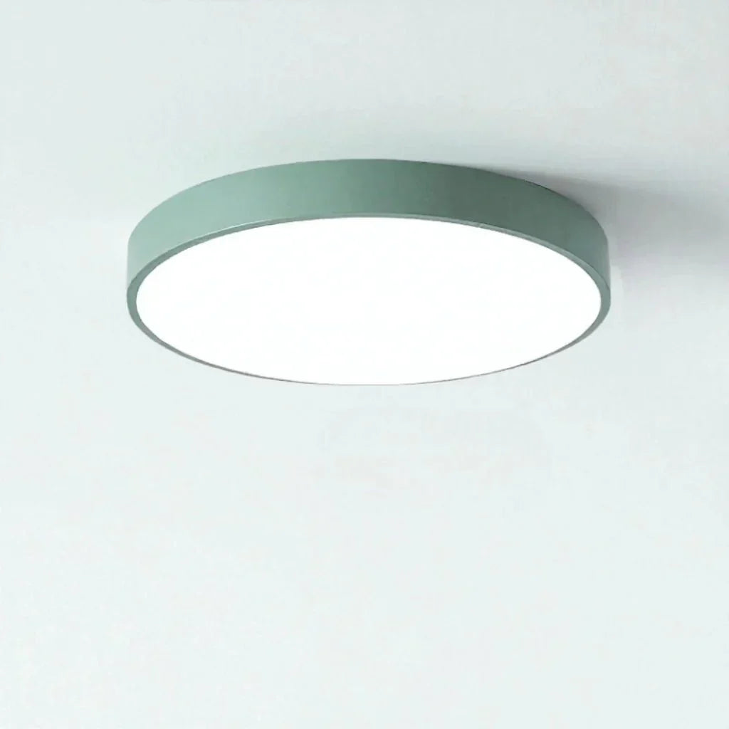 Modern Low-Profile LED Ceiling Light – 8 Vibrant Colors, Multiple Sizes, Dimmable Options for Bedroom, Living Room & Kids Spaces