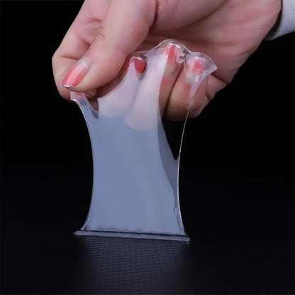 Clear Double-Sided Mounting Tape – Heavy Duty Adhesive Strips for Walls, Glass & More – Removable & Reusable – 1.2 in × 118 in Roll