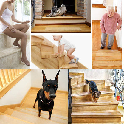 Safety Grip Tape | Clear Non-Slip Stair Tread Strips for Enhanced Stability