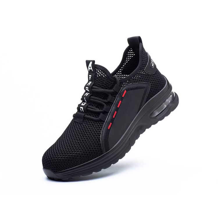 Steel Toe Safety Work Shoes for Men – Lightweight, Slip-Resistant, Breathable Mesh Construction