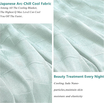 Chill Comfort | Cooling Summer Blanket with Double-Sided Cold Effect | Breathable & Lightweight for Hot Sleepers
