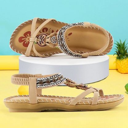 Women's Orthopedic Platform Sandals with Arch Support and Cushioned Footbed for All-Day Comfort | Stability Plus Sole for Walking
