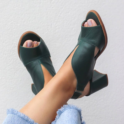 Women's Block Heel Open Toe Sandals for Work & Special Occasions Cushioned Footbed Stable Heel Dressy Evening Shoe