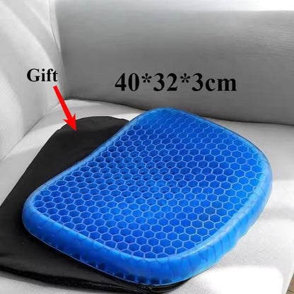 Seat Cushions for Office Chair, Orthopedic Gel Seat Cushion for Pressure Relief, Car Seat Cushion for Tailbone Support