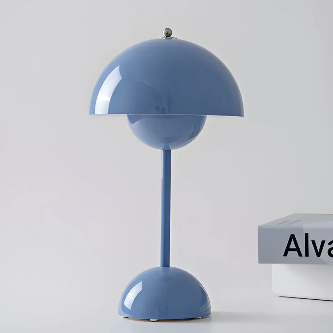 Rechargeable LED Table Lamp Dimmable Touch Control Portable Cordless Desk Light Ambient Lighting Metal Modern Home Bedroom