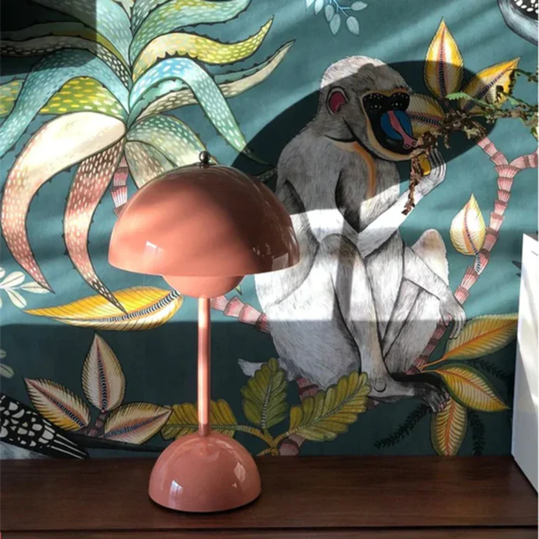 Rechargeable LED Table Lamp Dimmable Touch Control Portable Cordless Desk Light Ambient Lighting Metal Modern Home Bedroom