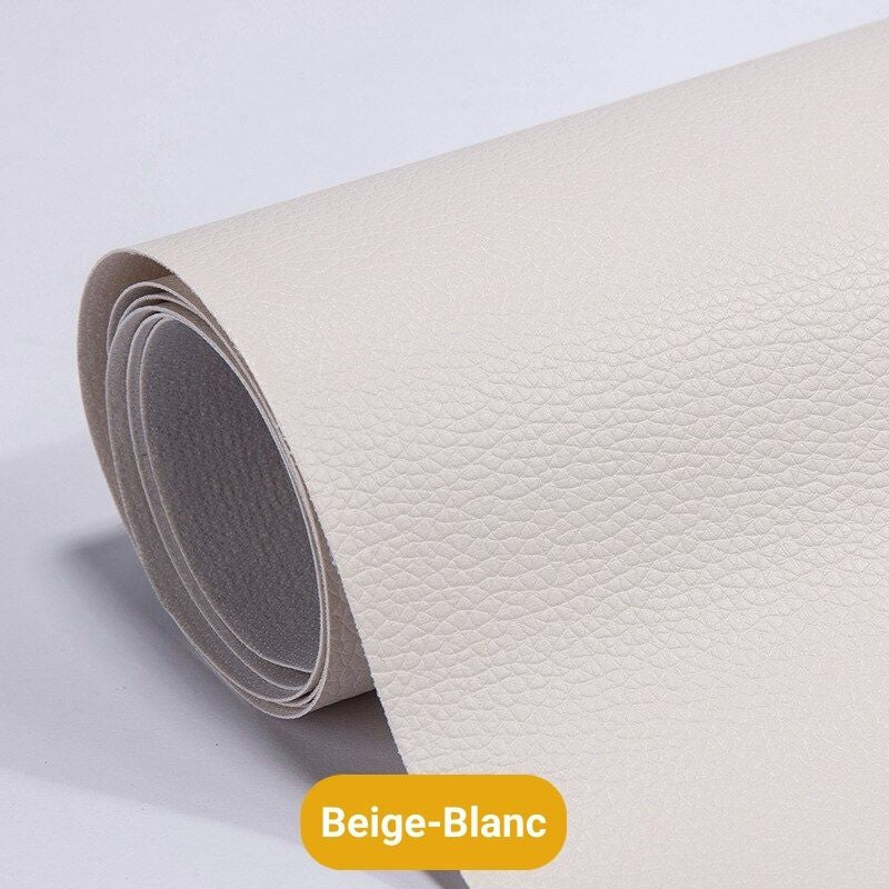Self-Adhesive Leather Repair Patch for Furniture & Car Seats – 20x54 Inch Fix-It Sheet for Sofas Jackets Bags – Peel-and-Stick Upholstery