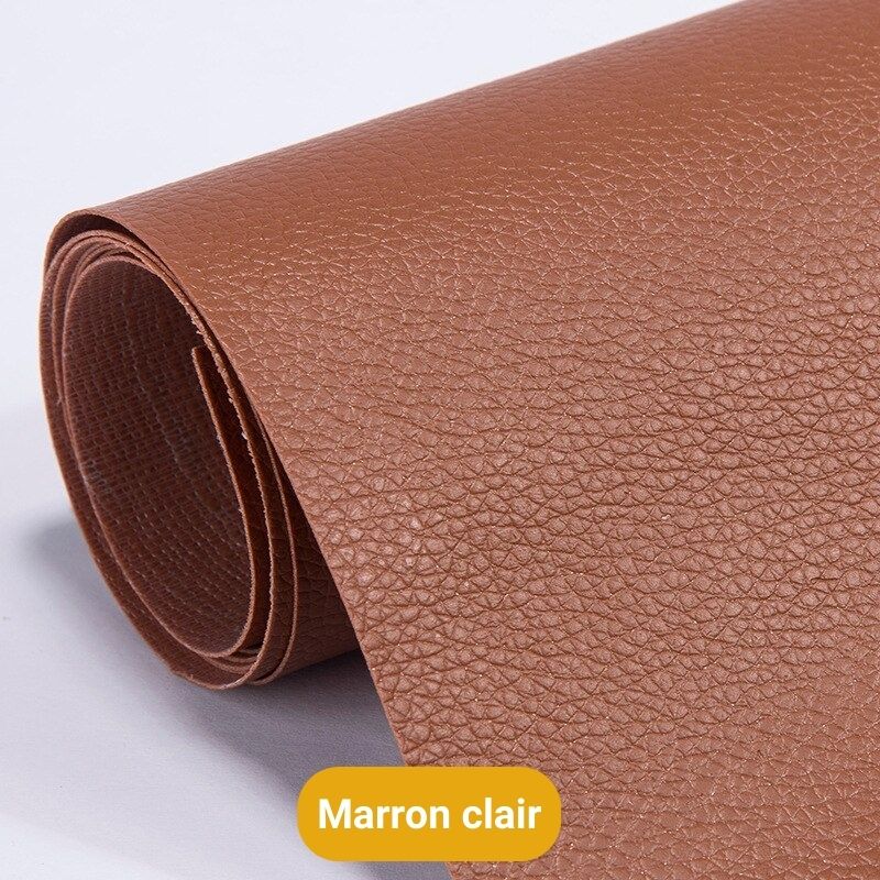 Self-Adhesive Leather Repair Patch for Furniture & Car Seats – 20x54 Inch Fix-It Sheet for Sofas Jackets Bags – Peel-and-Stick Upholstery