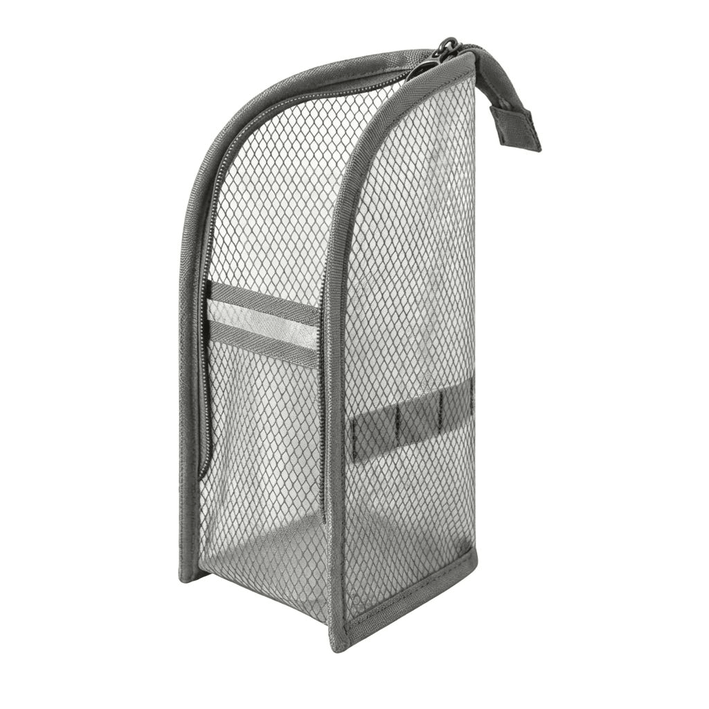 Self-Standing Travel Toiletry Bag with Clear Front Panel & Organized Compartments for Bathroom Makeup Cosmetics Daily Essentials Storage