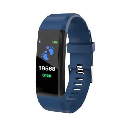 Health Tracking Smartwatch with Heart Rate Monitor & Blood Pressure for Active Aging Adults – Large Display Fitness Band with Step