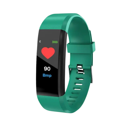 Health Tracking Smartwatch with Heart Rate Monitor & Blood Pressure for Active Aging Adults – Large Display Fitness Band with Step