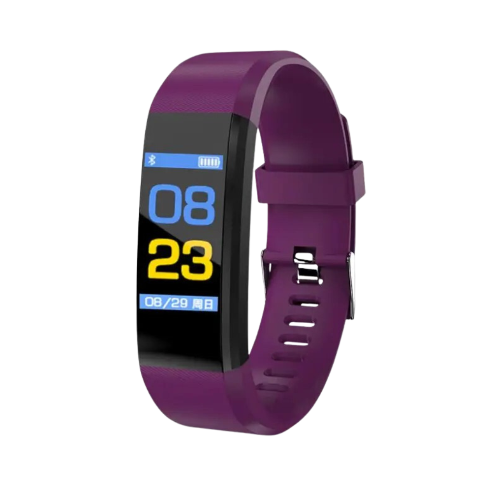 Health Tracking Smartwatch with Heart Rate Monitor & Blood Pressure for Active Aging Adults – Large Display Fitness Band with Step