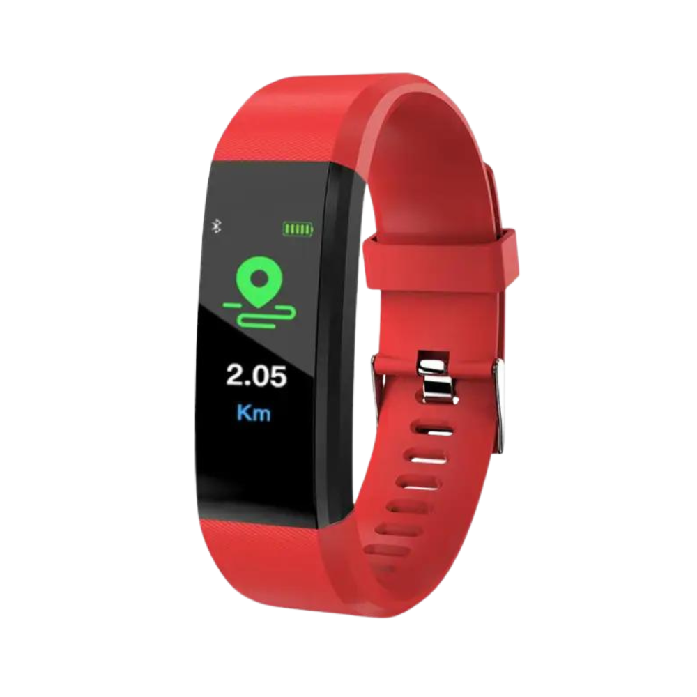 Health Tracking Smartwatch with Heart Rate Monitor & Blood Pressure for Active Aging Adults – Large Display Fitness Band with Step