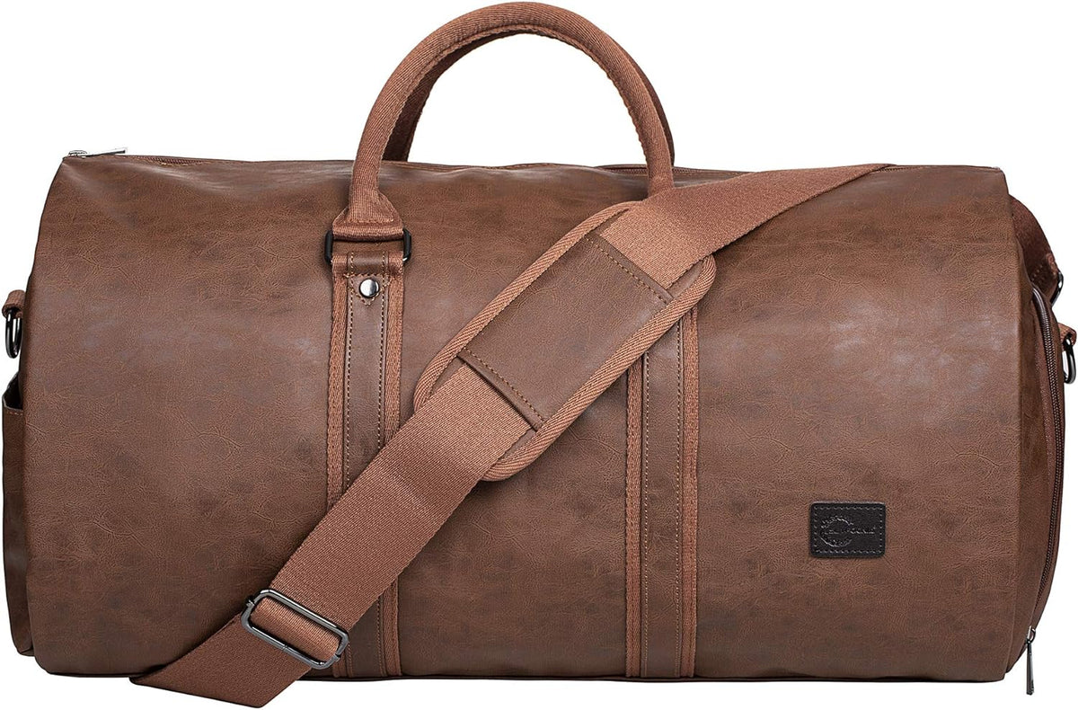 Hanging Suit Bag with Shoe Compartment – 2-in-1 Waterproof Travel Duffel for Business Trips and Weekends