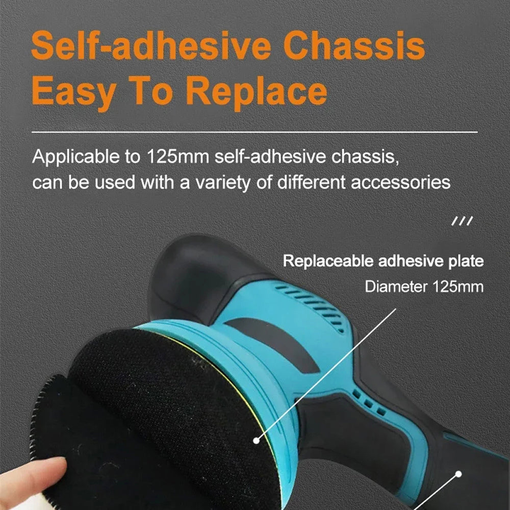 Cordless Dual-Action Auto Buffer with 8-Speed Control & Digital Display for Scratch Removal