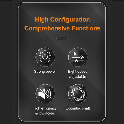 Cordless Dual-Action Auto Buffer with 8-Speed Control & Digital Display for Scratch Removal