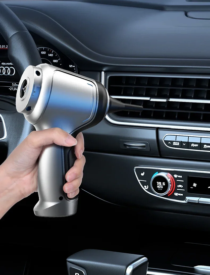 Handheld Rechargeable Vacuum Cleaner for Car & Home – Wireless Portable Dust Buster with Powerful Motor & Accessories