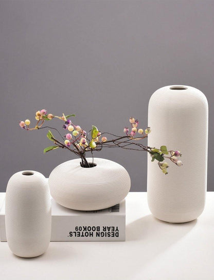 White Vase Elegance