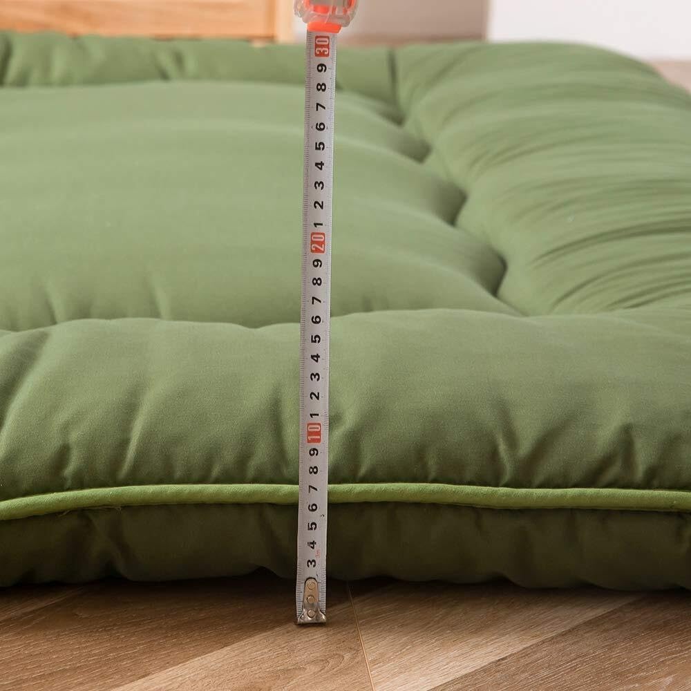 Floor Mattress Foldable 4 Inch Thick, Japanese Futon Mattress Roll Up Floor Bed, Washable Quilted Folding Mattress