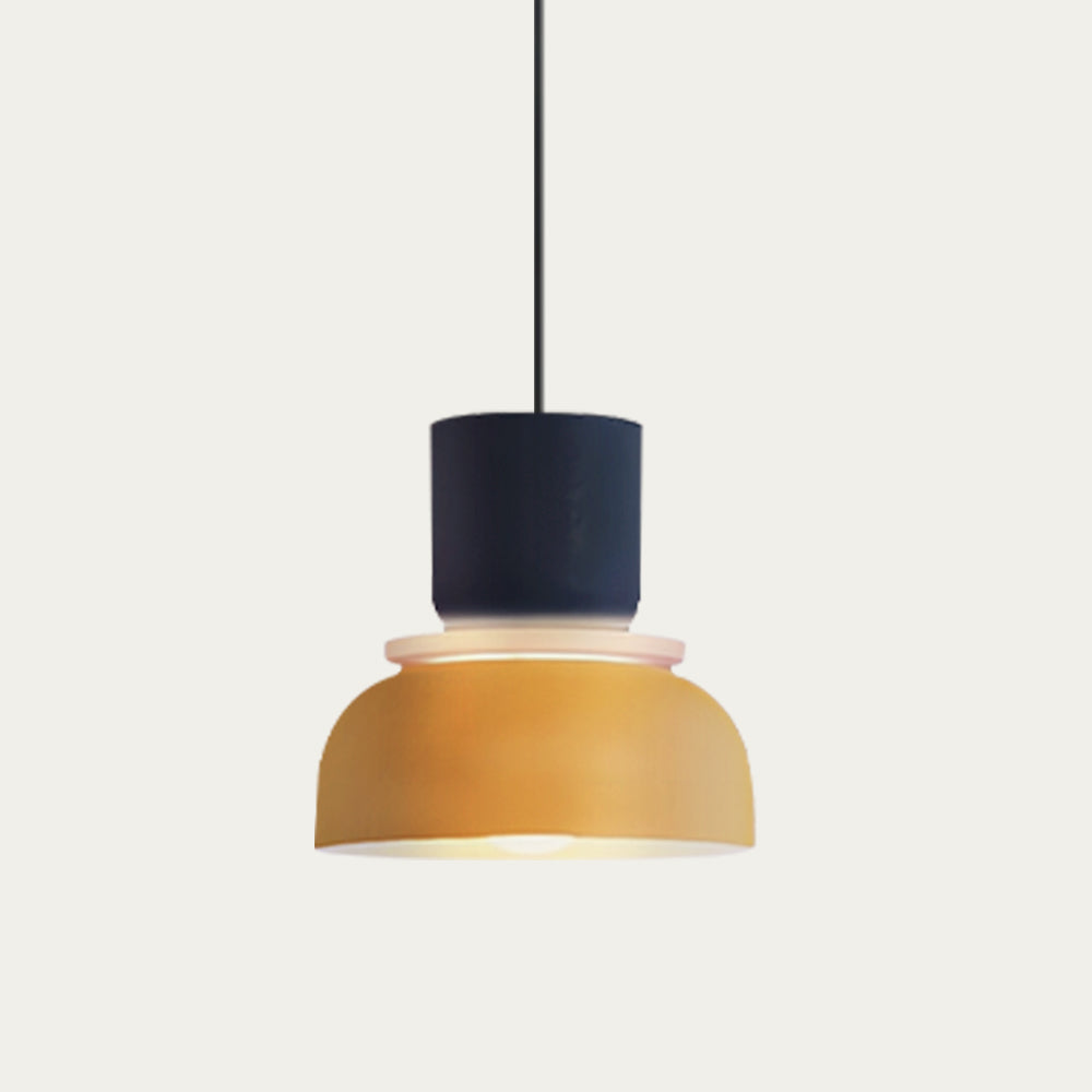 Dual-Layer Overhead Fixture 11.4 in Aluminum Acrylic Nordic Style Kitchen Dining Living Bedroom Suspended Drop Light for Small Spaces Contem