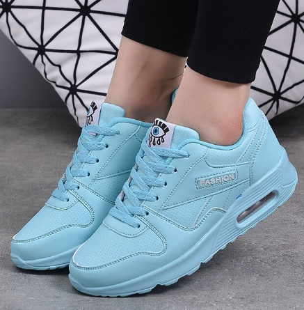 Women's Cushioned Athletic Sneakers – Lightweight Breathable Running Shoes with Air Sole & Anti-Slip Grip for Walking, Gym, Jogging