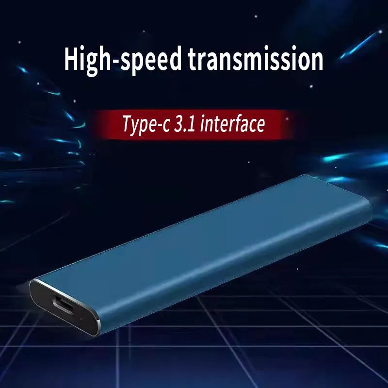 4TB Portable External Hard Drive USB-C Ultra-Slim High-Speed Data Storage for Mac PC Laptop Desktop Backup Travel Work