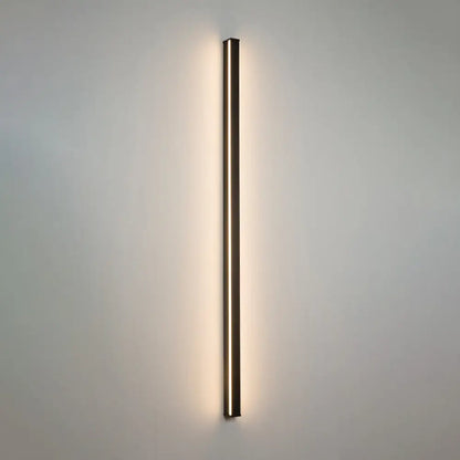 Modern Black LED Wall Light Fixture – Vertical or Horizontal Install for Hallway, Bedroom & Living Room