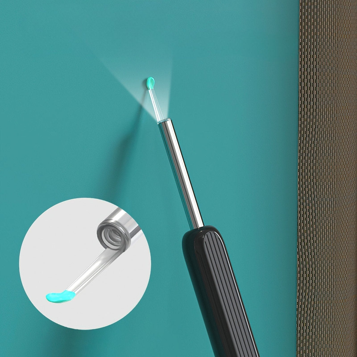 Wireless Ear Cleaning Camera with HD Scope and Silicone Tip for iPhone & Android Safe Wax Removal Tool