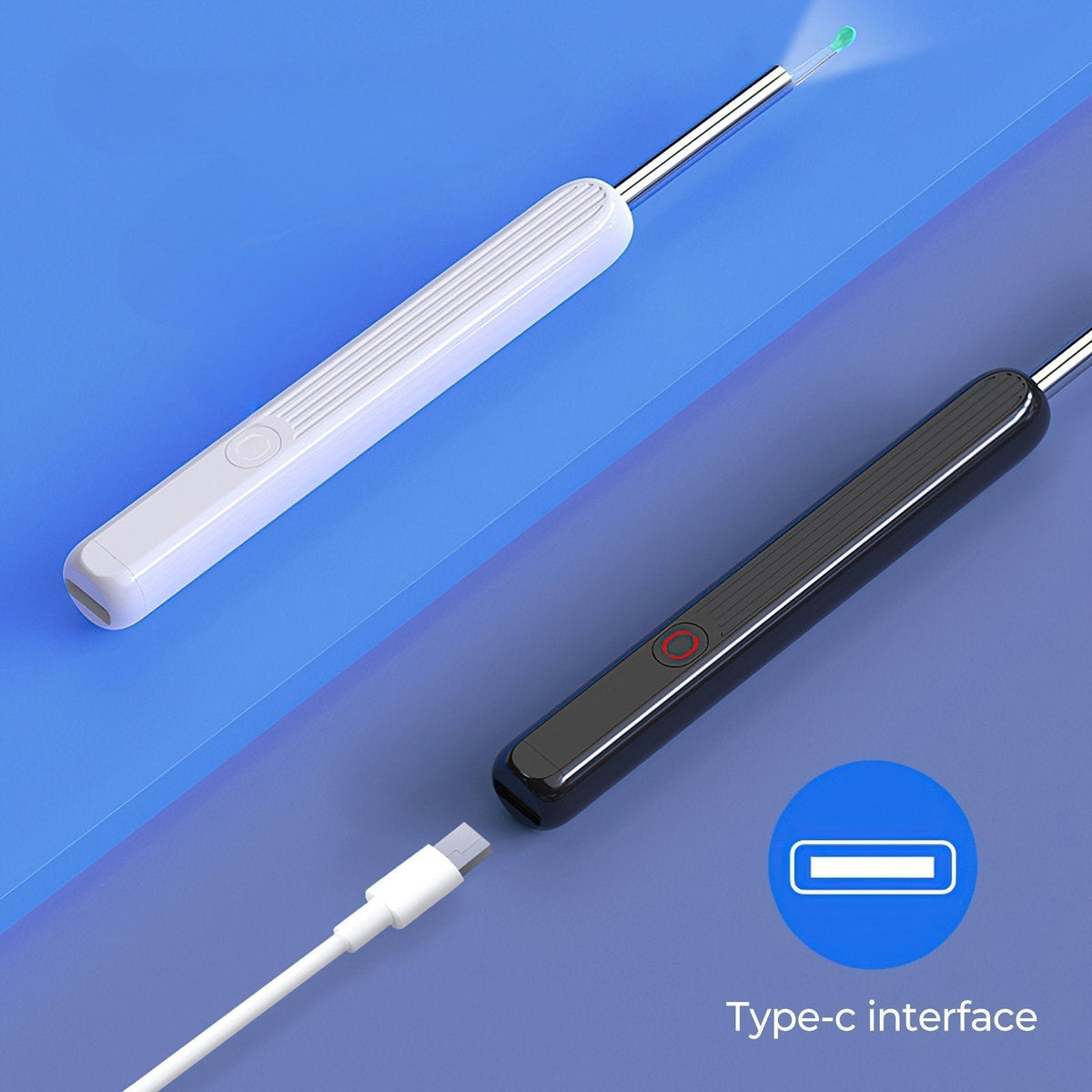 Wireless Ear Cleaning Camera with HD Scope and Silicone Tip for iPhone & Android Safe Wax Removal Tool