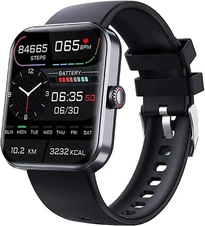 Fitness Tracker Smartwatch with Glucose Monitor, Heart Rate & Sleep Tracking for Active Wellness