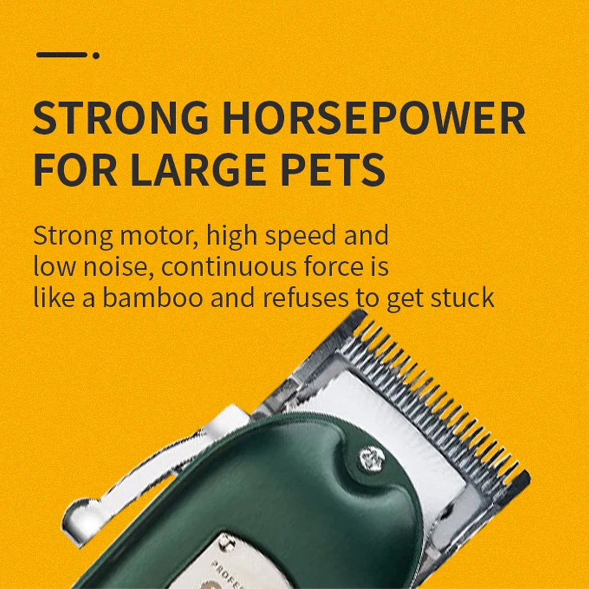 Cordless Pet Grooming Clippers with Quiet Motor & Steel Blades for Dogs & Cats – Rechargeable Trimmer Kit with LED Display