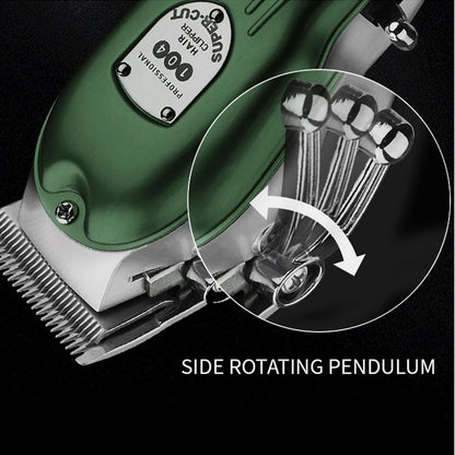 Cordless Pet Grooming Clippers with Quiet Motor & Steel Blades for Dogs & Cats – Rechargeable Trimmer Kit with LED Display