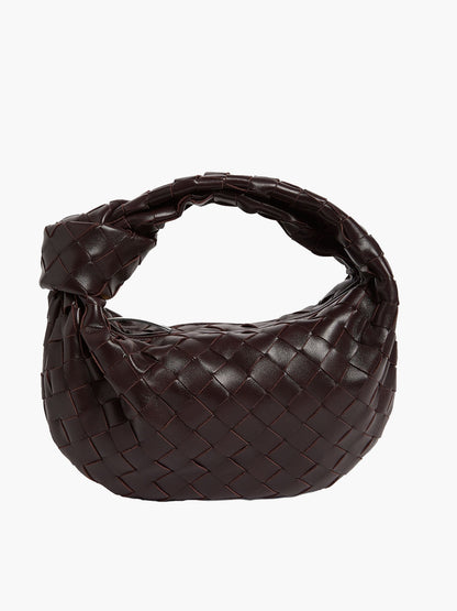 Woven Mini Handbag for Women - Compact Braided Crossbody Purse with Handle for Daily Essentials, Travel & Special Events - Lightweight